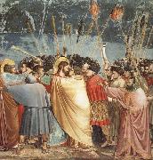 unknow artist Giotto, Judaskyssen china oil painting reproduction